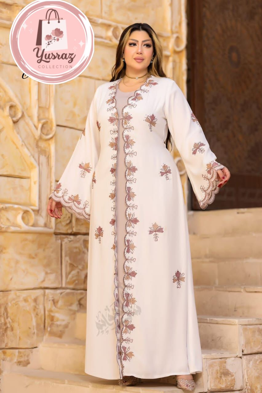 Elegant Abaya Dress for Women – Dress, Hijab & Belt | Modest & Comfortable