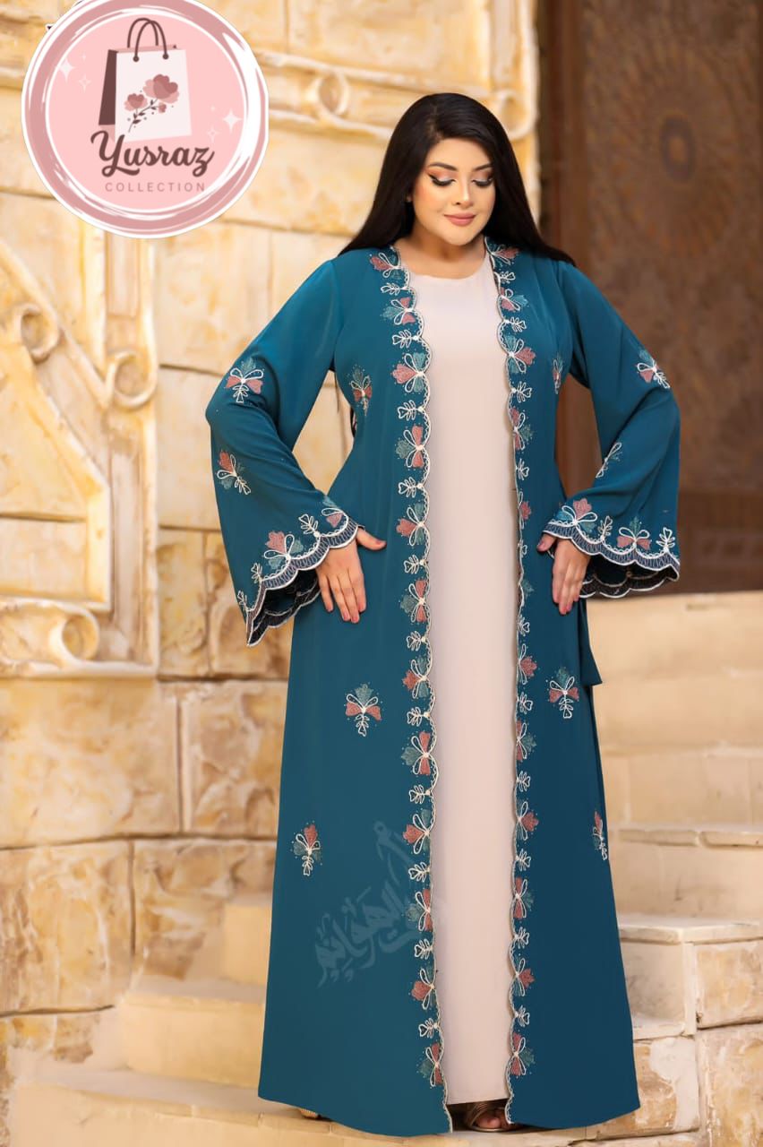 Elegant Abaya Dress for Women – Dress, Hijab & Belt | Modest & Comfortable